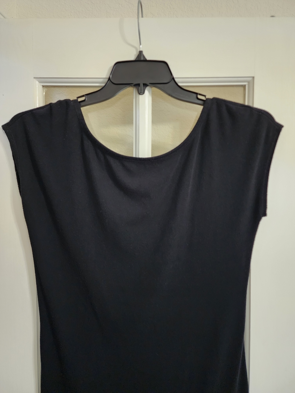 FP Beach Free People Black Open Back Bodycon Mini Dress L Made in USA - Picture 5 of 10
